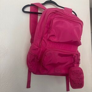 Madden Girl hot pink backpack
